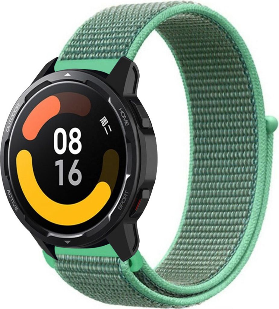 Strap-it Xiaomi Watch S1 Nylonarmband (Minze)