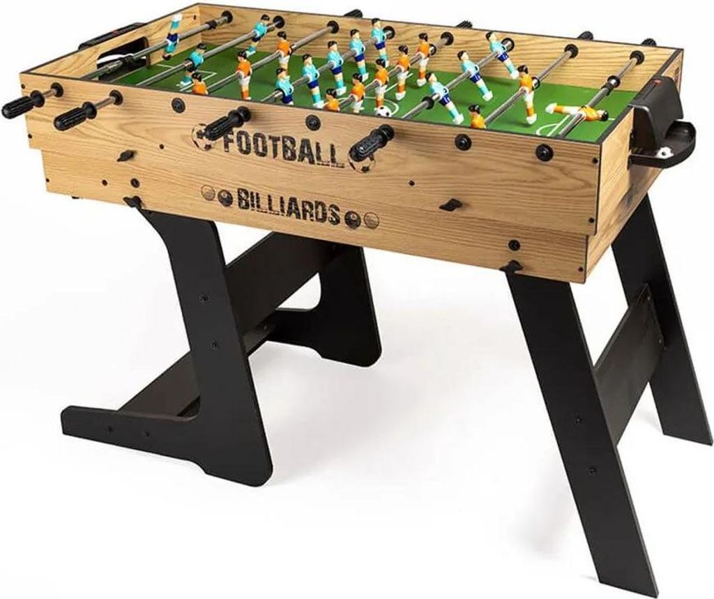 Eurekakids 2 In 1 Klappbarer Fußball Und Billard Braun  Produktbild 