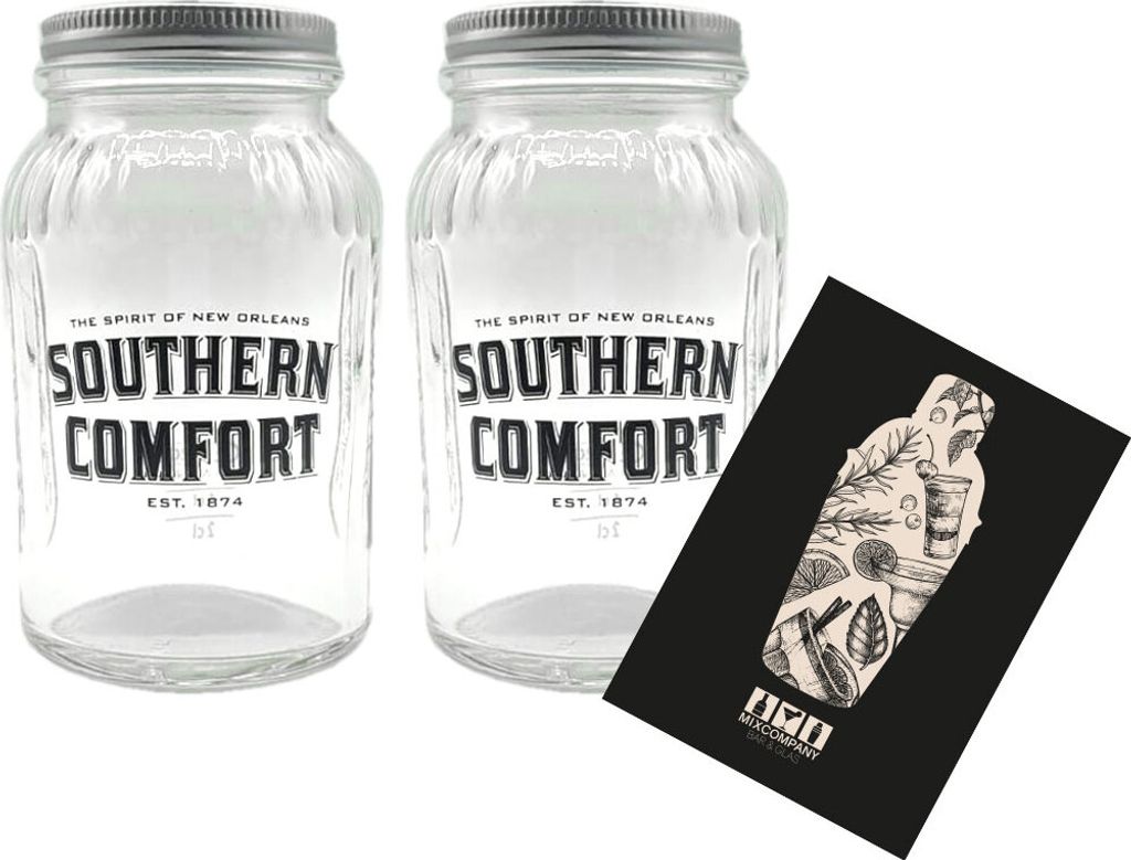 Southern Comfort 2er Set Lynchburg 2x Glas Gläser MIT Produktbild 