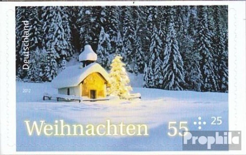 Briefmarken BRD (BR.Deutschland) 2012 Mi 2966 (kompl.Ausg.) selbstklebende Ausgabe gestempelt Weihnachten
