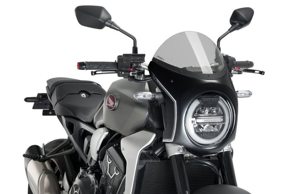 PUIG 3143H Retro-Verkleidungscheibe passend fuer HONDA CB1000R NEO SPORTS CAFE Getönt