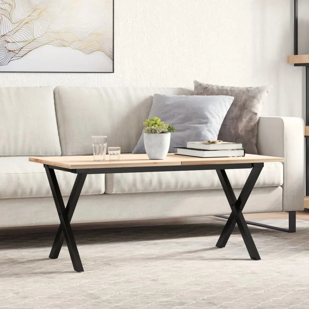 Gambe Tavolo 80x40x43 cm in Acciaio | Telaio X-Frame Robusto