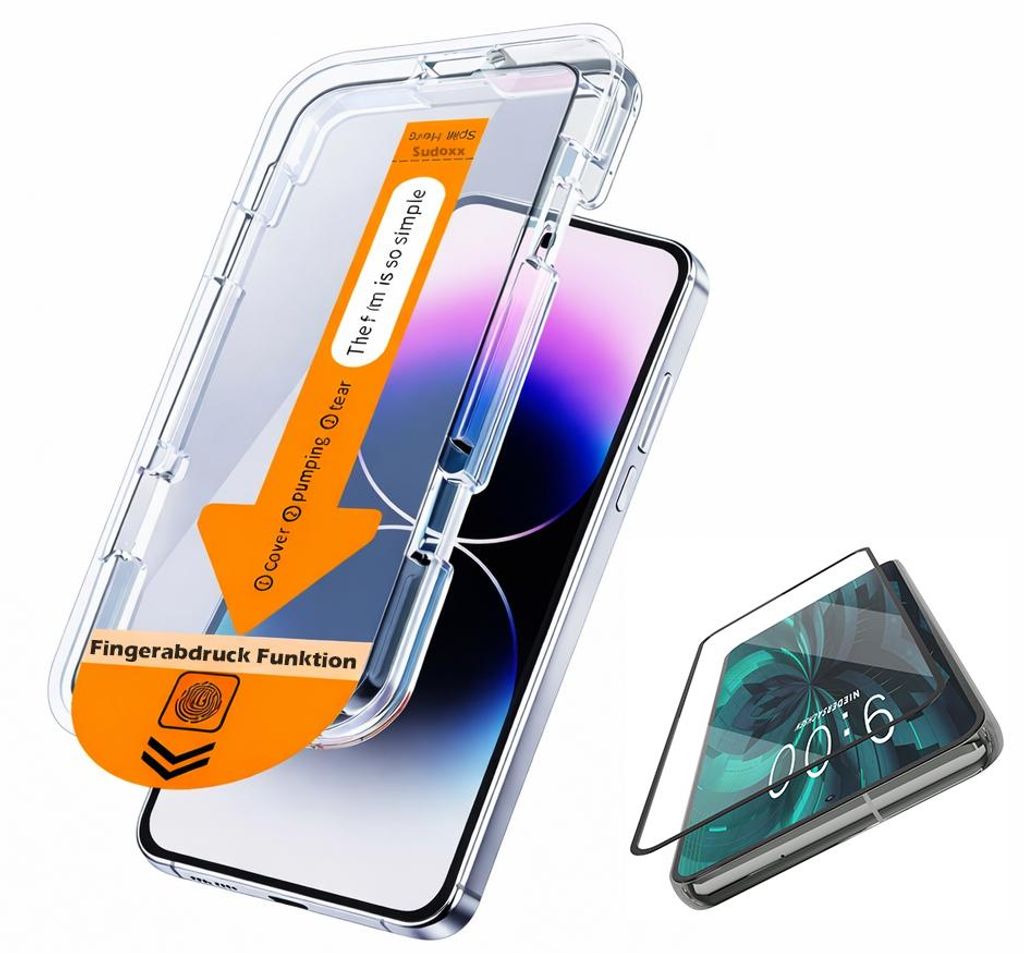 Full Schutzglas Für Samsung Galaxy S25 5G mit Fingerabdruck Produktbild 