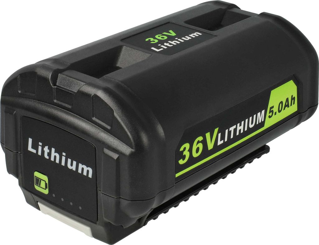 vhbw Akku kompatibel mit Ryobi 40V Brushless Li-on ElectricLawn Mower, 500 CFM, 40V VAC ATTACK Leaf Mulcher, 40V Lithium Brushless (5Ah, 36V Li-Ion)