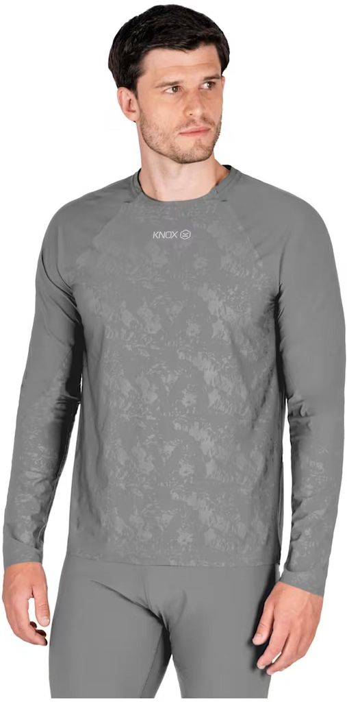 Knox Dual Active Base Layer Langarm Funktionshirt, grau, S