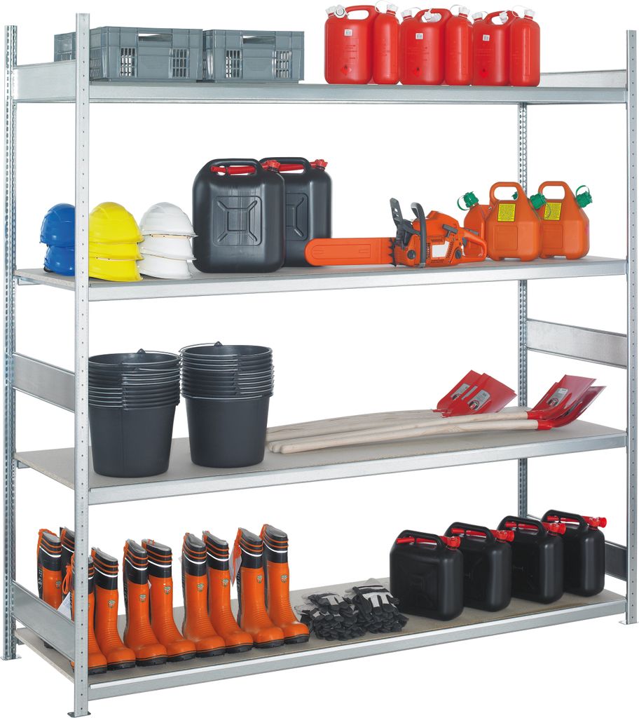 Weitspannr.Grundr. WS 2000 - 2000x2500x800 mm, 3 Ebenen Stahl