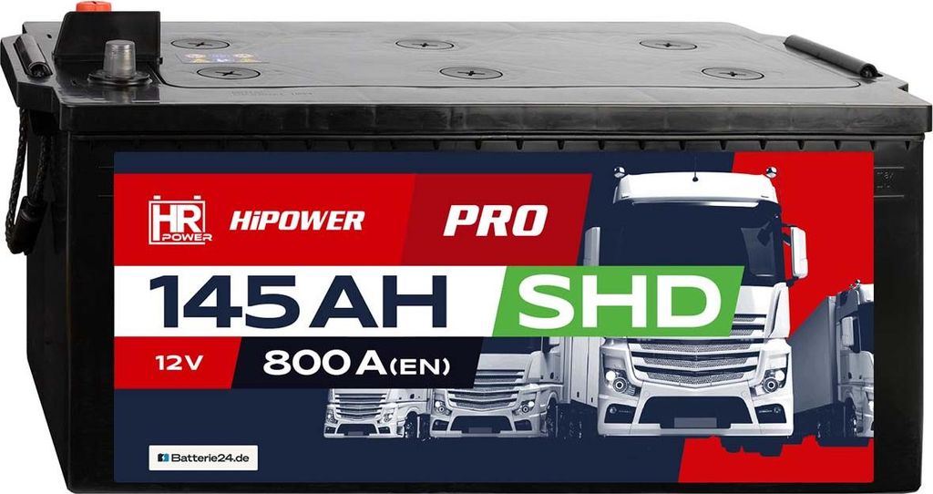 HR HiPower LKW Batterie Pro SHD 12V 145Ah