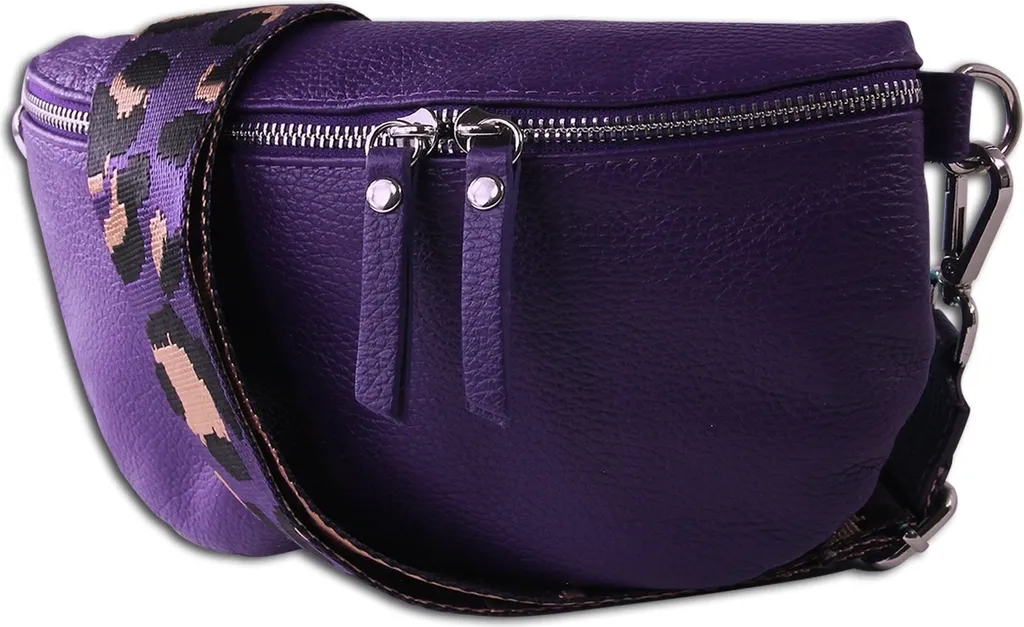 Toscanto Crossbody Bags Borsa a cintura turchese, pelle multicolore OTT807BV