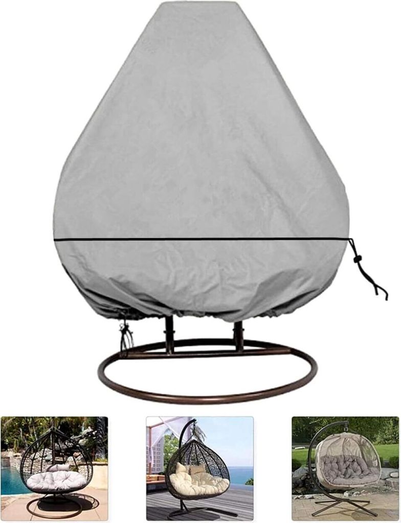 Abdeckung für Hängesessel/Schaukelstuhl/Hängekorb, Garten, Rattan, Korb, Hängesessel, wasserdicht, Möbelschutzhülle – Oxford 210D-Gewebe un...