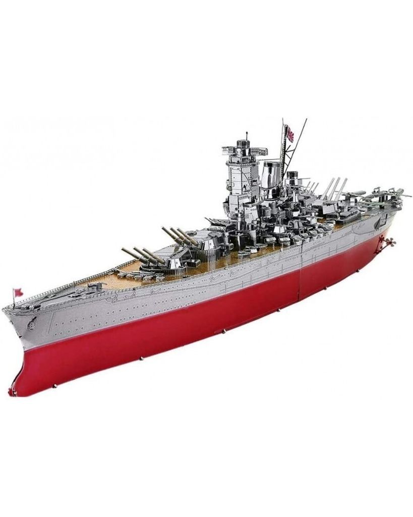 Úžasné 3D puzzle, bojová loď Yamato, kov, 245 dielikov Obrázok produktu 