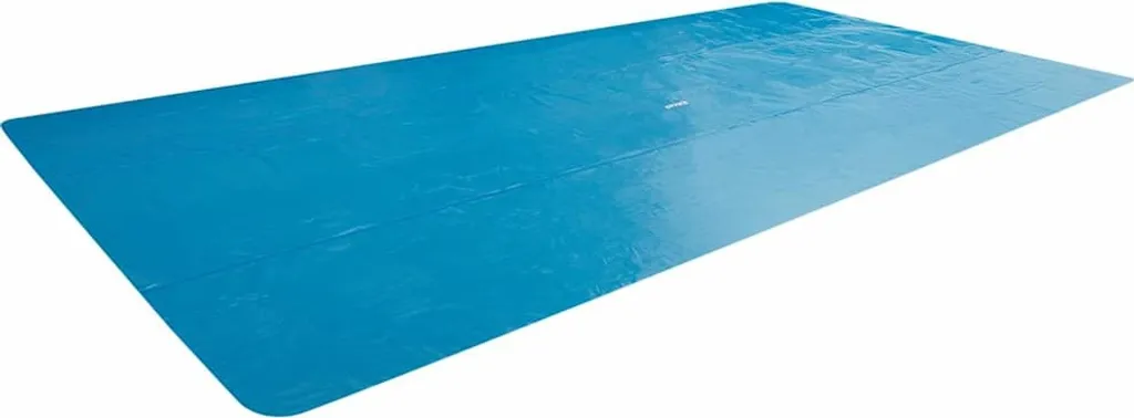 Couverture Solaire de Piscine 9,60m x 4,66m Bleue pour Chauffage Naturel
