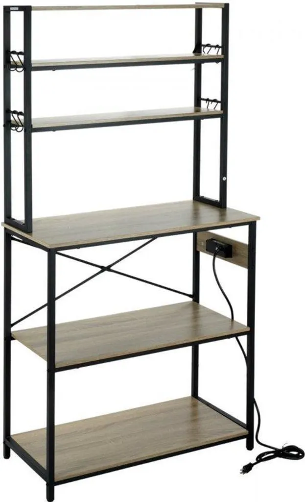 Étagère 6 niveaux stable et robuste 80x40 cm - Fin au désordre de maison