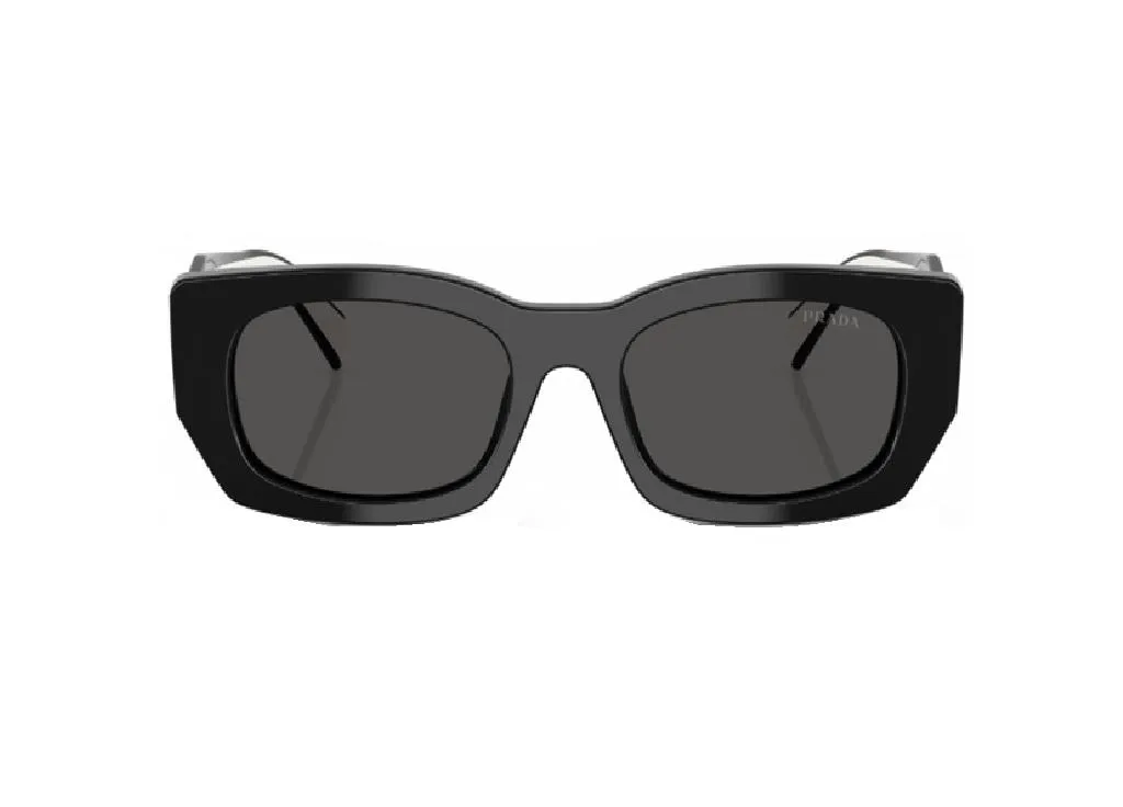 Lunettes PRADA PRB05S en acétate noir et verres gris protection UV totale