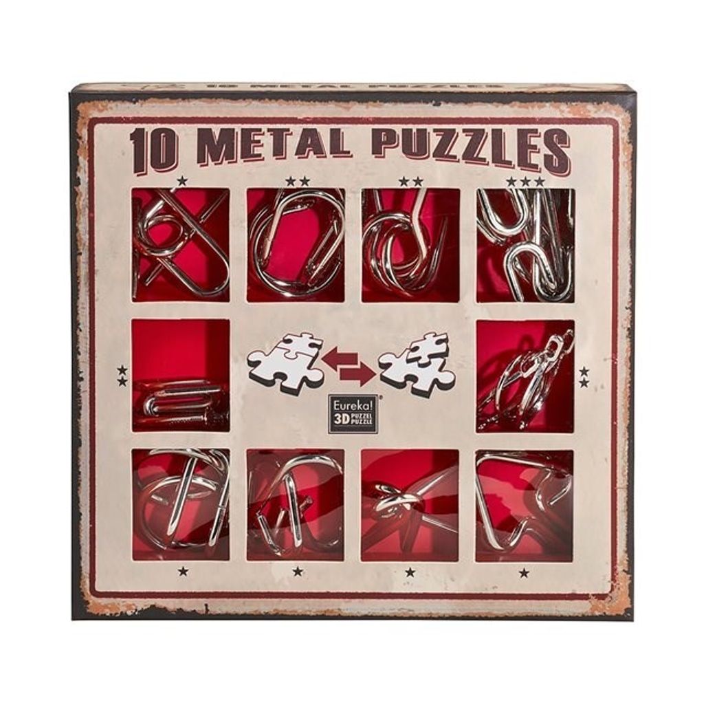 Set di puzzle in metallo Eureka - 10 set di puzzle in Immagine del prodotto 