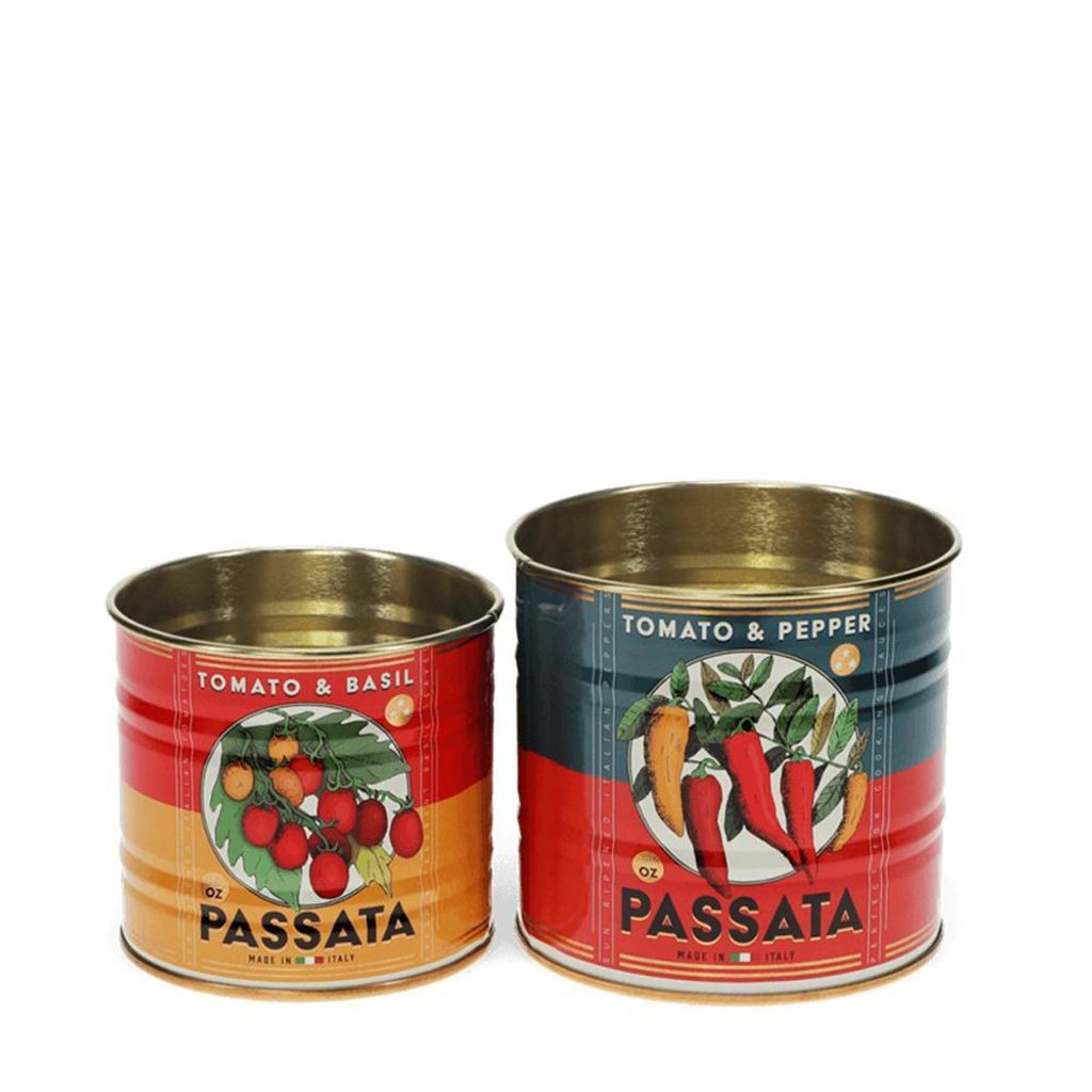 Mini-Aufbewahrungsdosen Passata 2er-Set Metall Dosen Chili Produktbild 