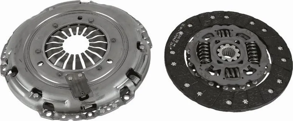 Embrayage complet SACHS compatible Fiesta et Kuga avec butée de débrayage