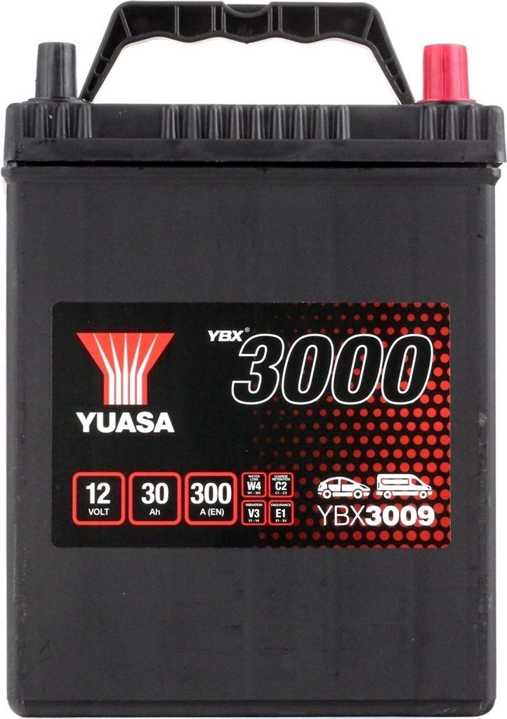 YUASA YBX3000 Starterbatterie 12V 30Ah 300A/EN Batterie Produktbild 
