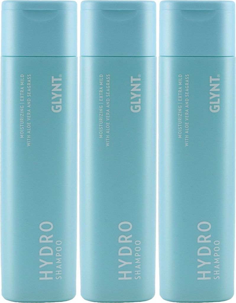 GLYNT Hydro 3 x 250 ml Shampoo Feuchtigkeitsspendend Set Produktbild 