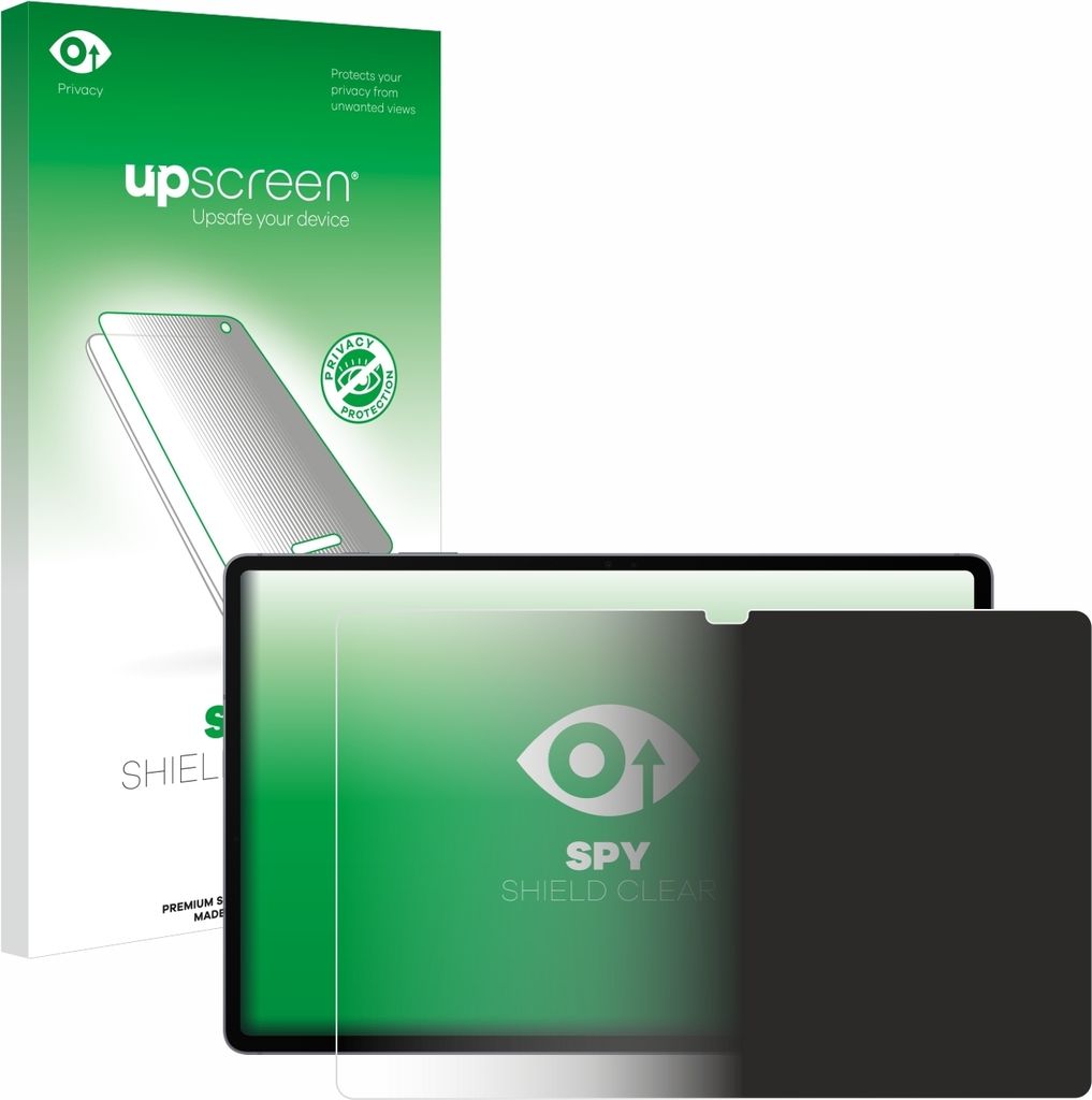 Für Samsung Galaxy Tab S10 Plus WiFi / 5G Sichtschutzfolie Schutzfolie upscreen Anti-Spy Privacy Sichtschutz Blickschutz Display Schutz Folie Blau...