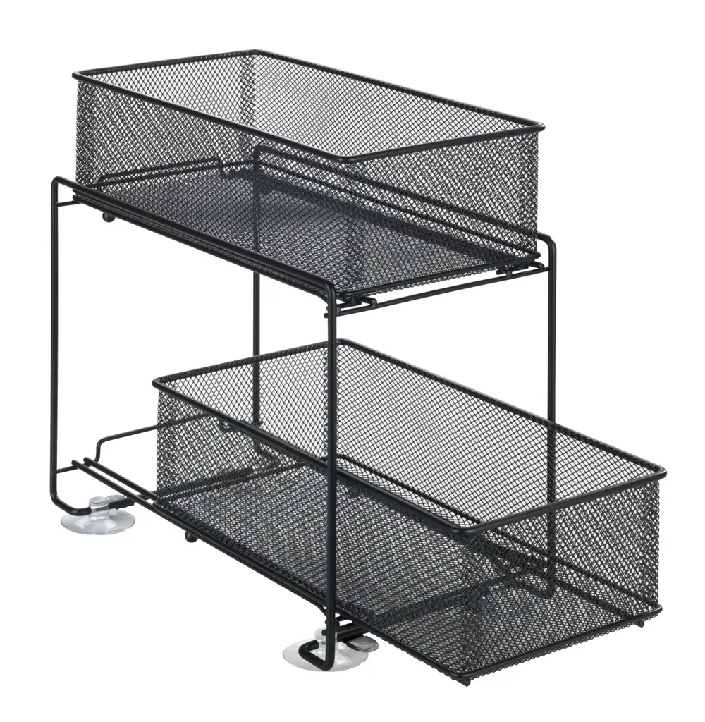Commode de rangement Gioma Noir avec tiroirs - Bibliothèque moderne - 6