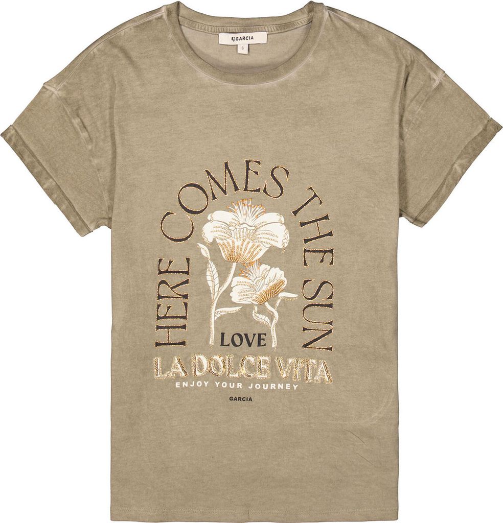 Garcia ladies T-shirt ss 5532 summer oliv M