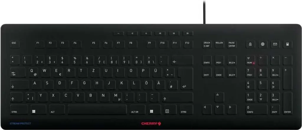 Protection Clavier Cherry STREAM TKL 61510011 pour Bureaux et Open Space - 3