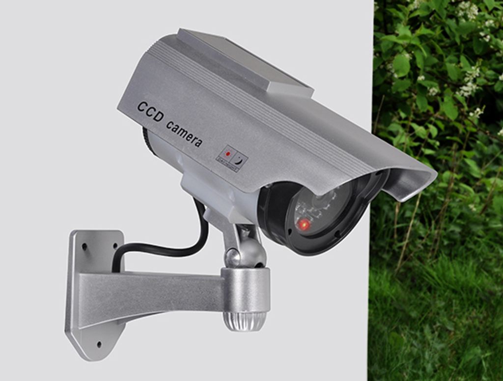 CCD Kamera drahtlos Sicherheitskamera Kamera Attrape Fake Camera mit LED 