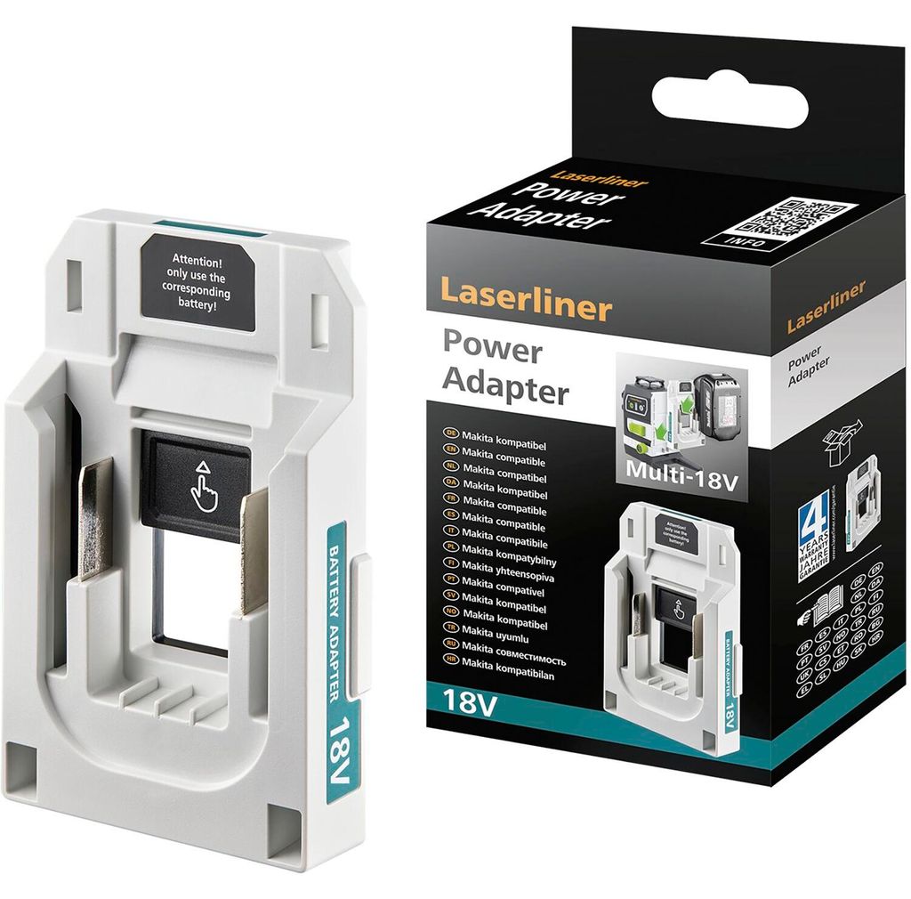 Laserliner PowerAdapter Batterieadapter Akkuadapter für Produktbild 