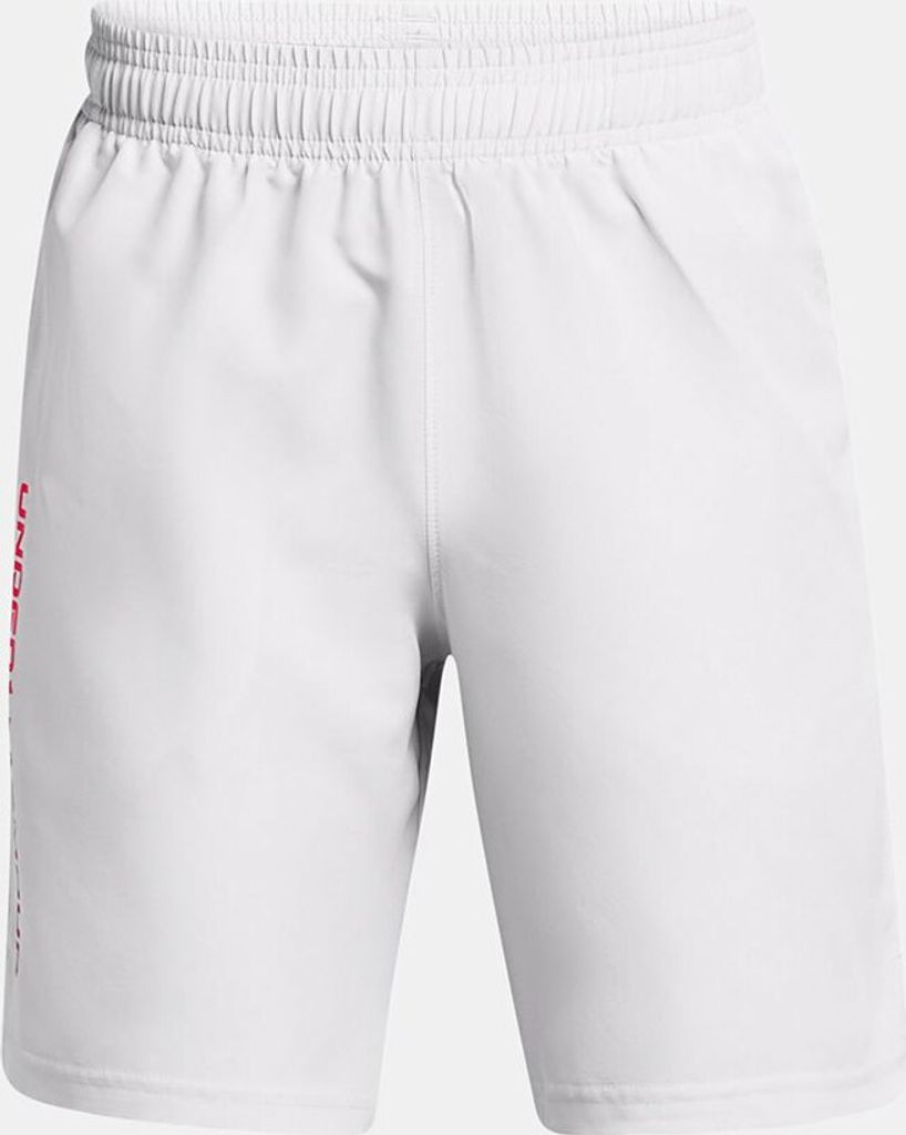 Under Armour Woven Wordmark Kurze Hose Weiß 14-16 Years Junge Weiß 14-16 Years