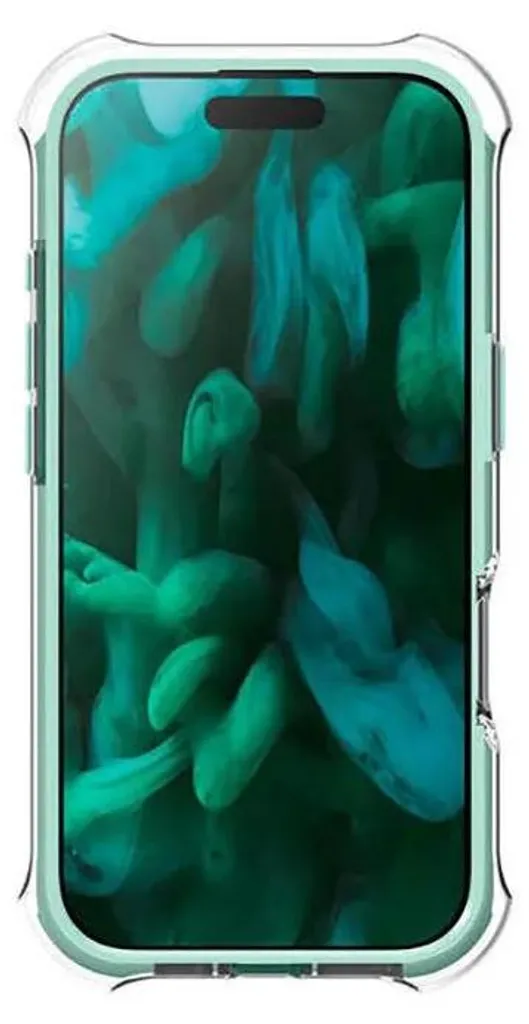 Protection iPhone 17 LAUT AERO PROTECT Aqua Mint avec Bords Renforcés - 3