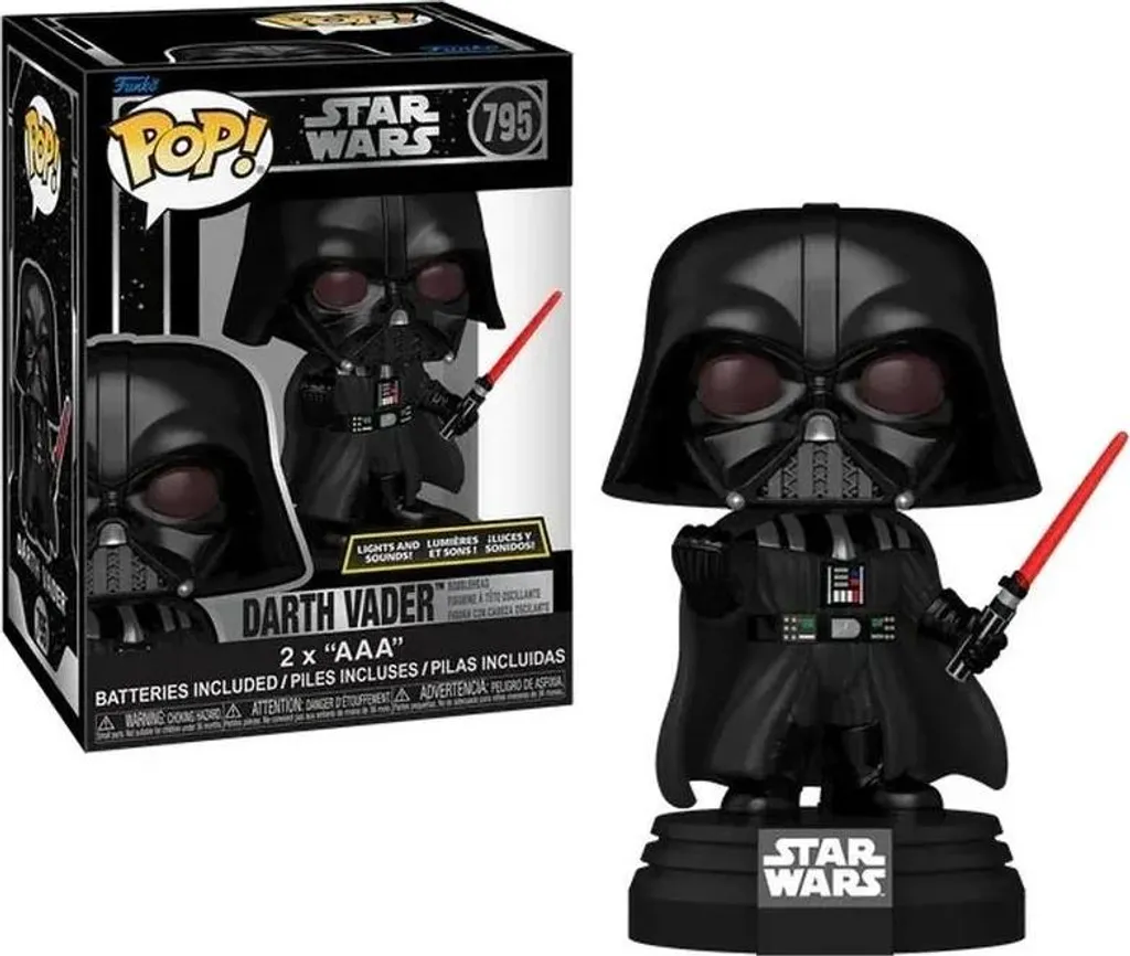 Funko Pop! Star Wars Darth Vader Figurine Vinyle de Collection Fan