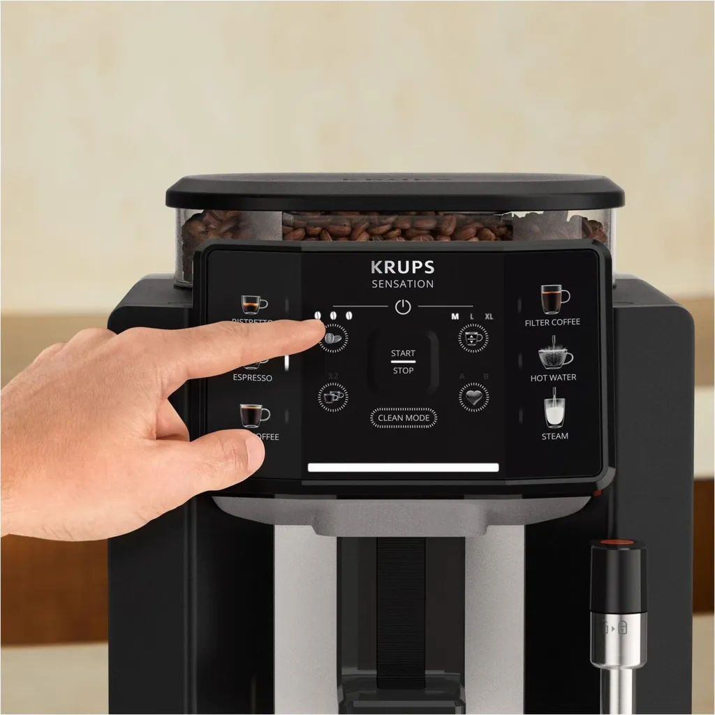 Machine à Café à Grain Automatique Krups Sensation EA910A10 Compacte - 3