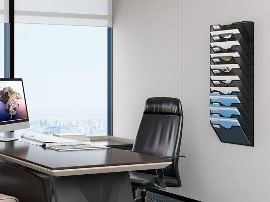 Ibenzoa® Metall-Wandorganizer, 10 Fächer – Ablage für