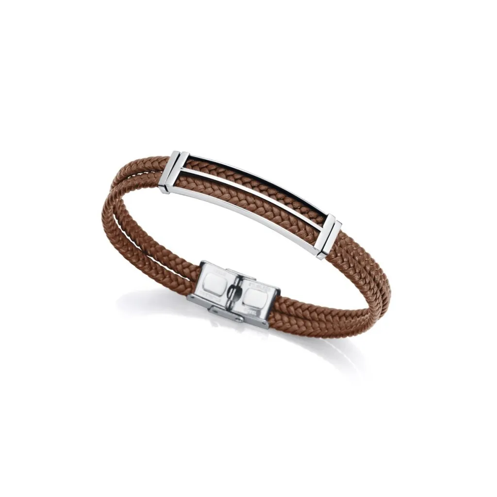Bracelet en cuir élégant pour costume et soirée - Magnum 75297P01019 noir