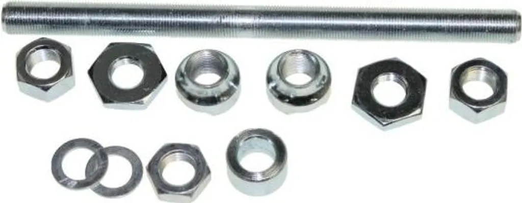 Axe de roue arrière robuste en acier pour Hercules Prima 2-3-4-5-6 et S/M