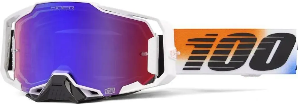 Lunettes de moto cross Armega 100percent pour pilote de motocross