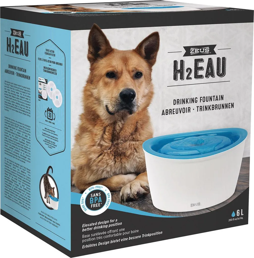 ZEUS Fontana per bere H2EAU 6L - Azzurro