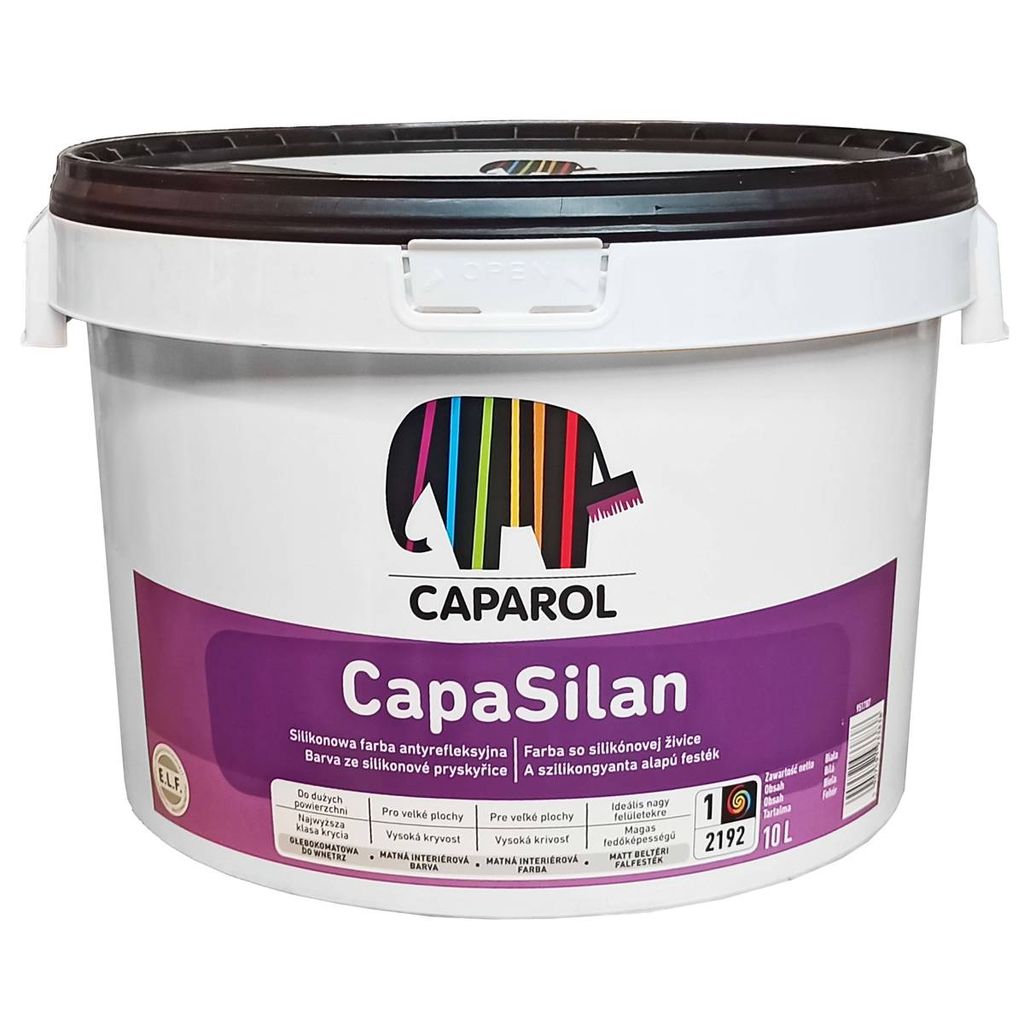 CAPAROL CapaSilan Silikatfarbe Silikat Mineralmatte Innenfarben Wand 10L Weiß