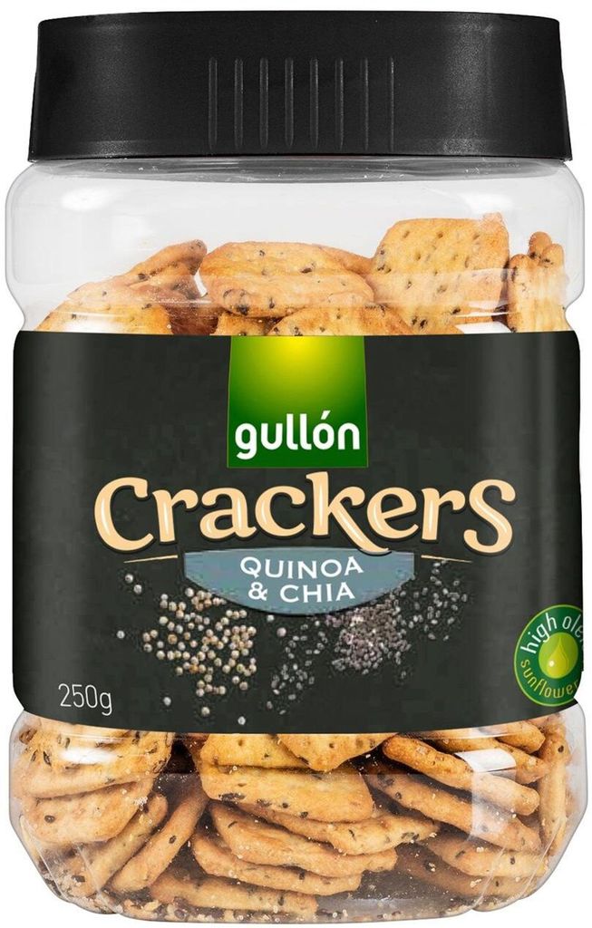 Mini Bites Crackers Quinoa & Chia 250g - Gullon Image du produit 