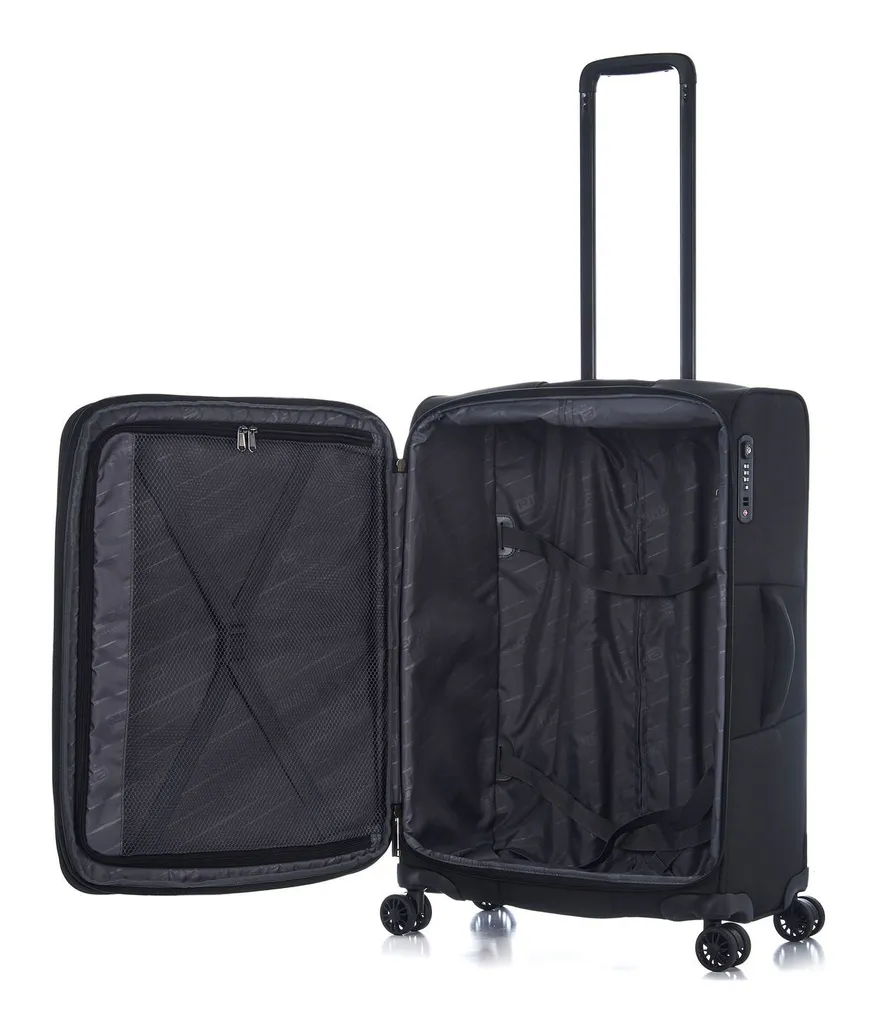 Valise EPIC Discovery Neo 65cm - Trolley léger et robuste noir 4 roues - 5