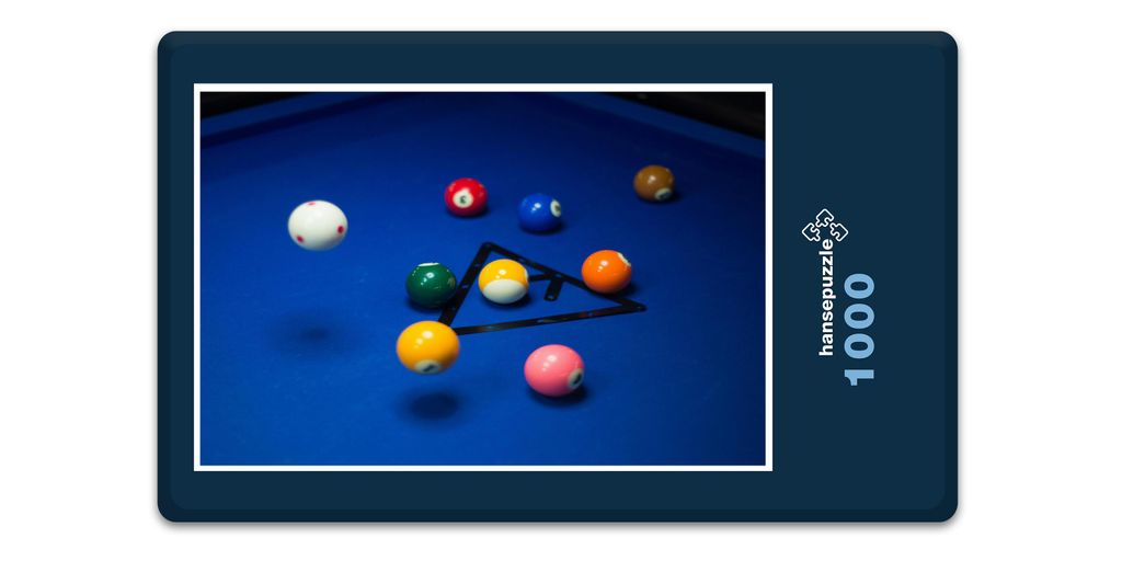 hansepuzzle 11619 - Springende Kugel Puzzle, 1000 Teile, Sport, 60,0 x 46,0cm mit hochwertiger Aufbewahrung, Kartonbox & Beutel