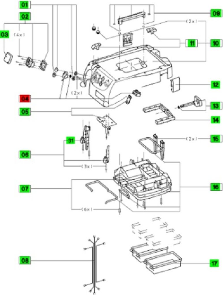 Festool Schalter CT MIT DREHKNOPF ET-BG 452862 Produktbild 1