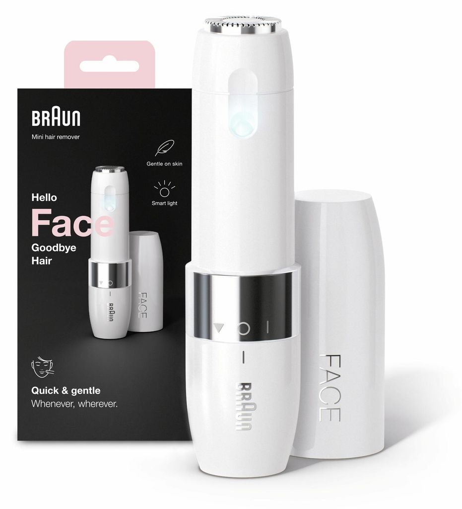 Braun Face FS1000, 1 głowic(e), Biały, Bateria, AA, Zdjęcie produktu 