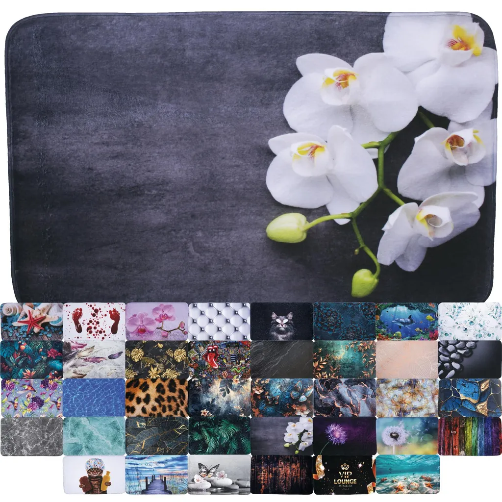 Tapis de Bain Très Doux 50x80cm, Séchage Rapide et Antidérapant