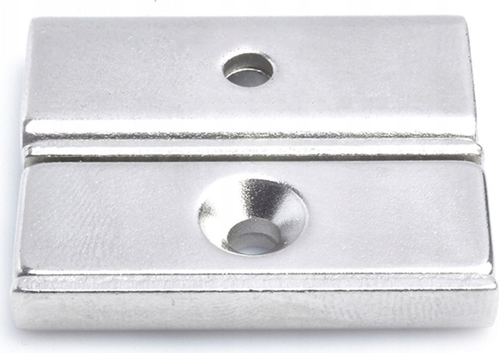 Magnetplattenhalter mit Loch für UMP 30x13,5x5 N Schraube 10 Stück, Extrem stark, Magnettafeln, Kühlschränke, Whiteboards, DIY
