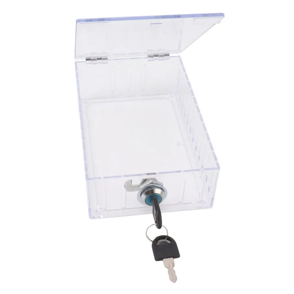 Couvercle de protection transparent pour thermostat avec serrure à clé - 4