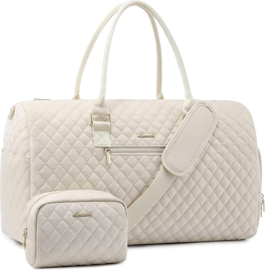 Reisetasche, Sporttasche, für Damen, Wochenendtasche, Reisetasche, Geburt, mit Kulturbeutel, Schuhfach und Nassfach, wasserdichte Sporttasche, Han...