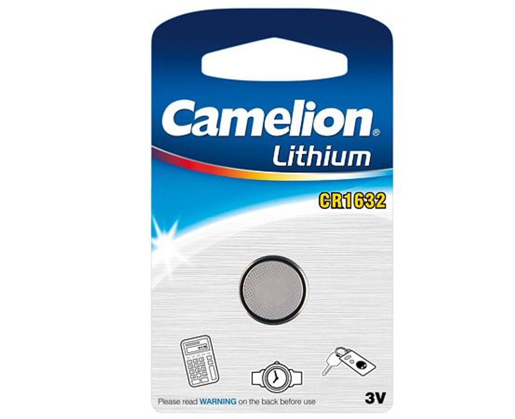 Camelion Camelion Lithium Knopfzelle CR-1632, 3 V, 120 mAh 13001632