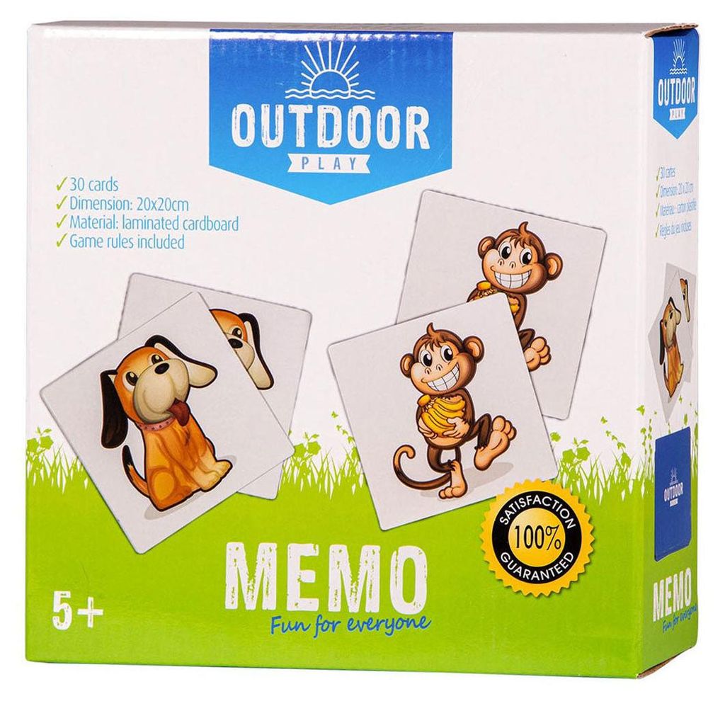 Outdoor Play Memo, Kartenspiel, Matching, 4 Jahr(e)