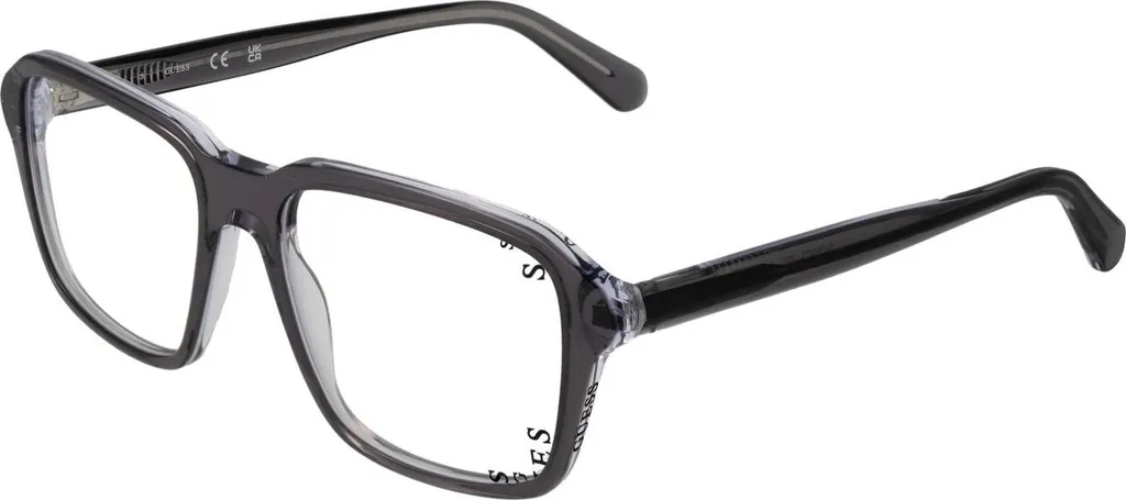 Lunettes rectangulaires Guess GU50073 en acétate léger gris taille 54